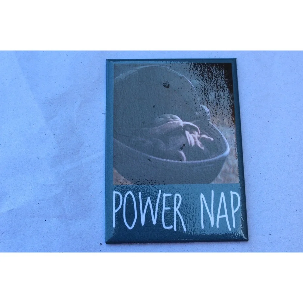 Power‎ Nap Magnet Funny Quote Refrigerator Kitchen Decor Gift Idea